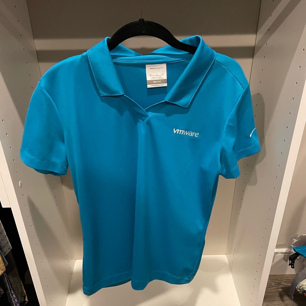 Nike Golf Shirt with VMware logo.